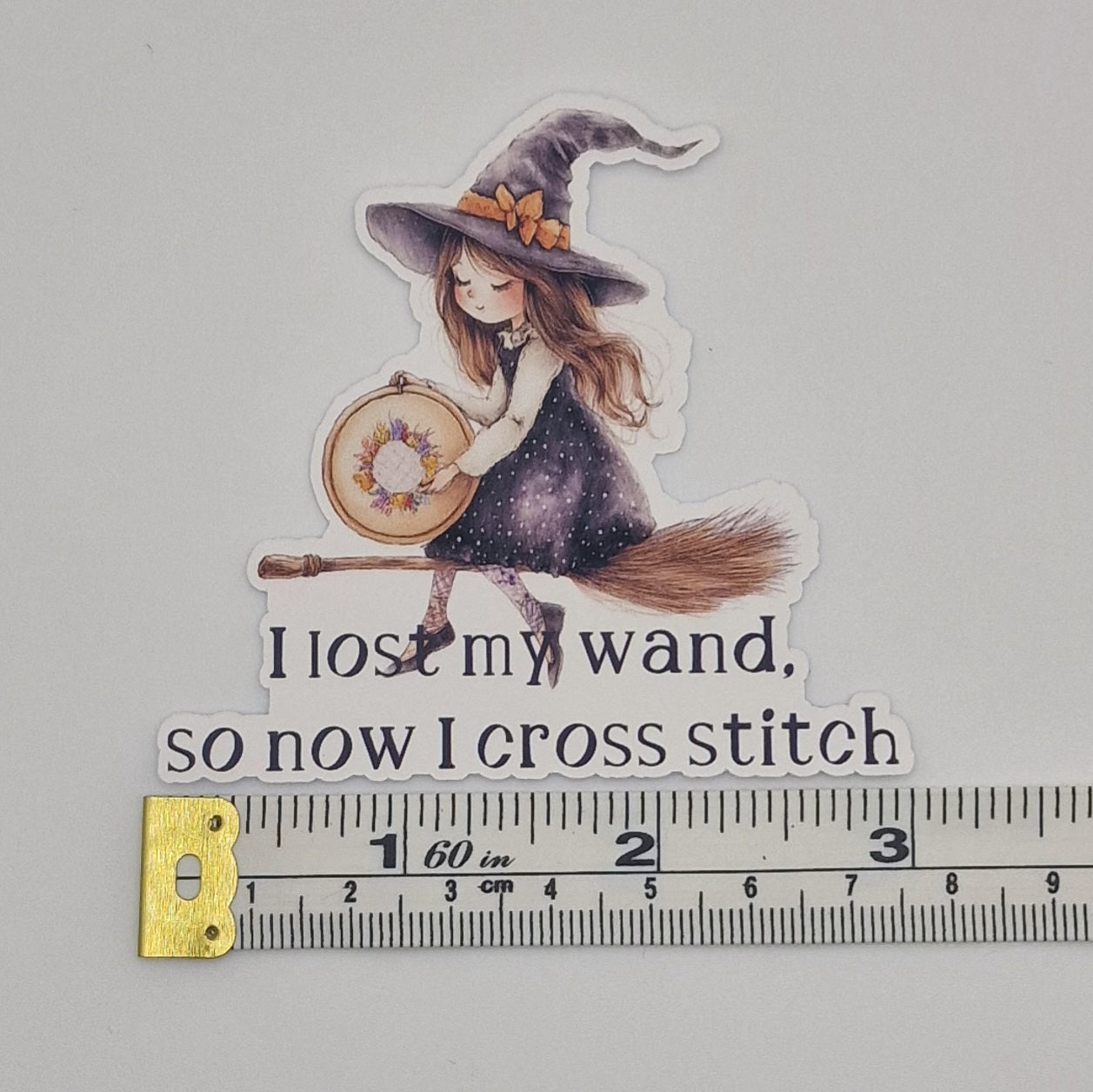 Sticker | Witch | Cross Stitch Sticker