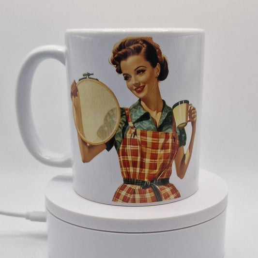 Mug | Coffee and Cross Stitch | Coffee and Cross Stitch Mug | Cross Stitch