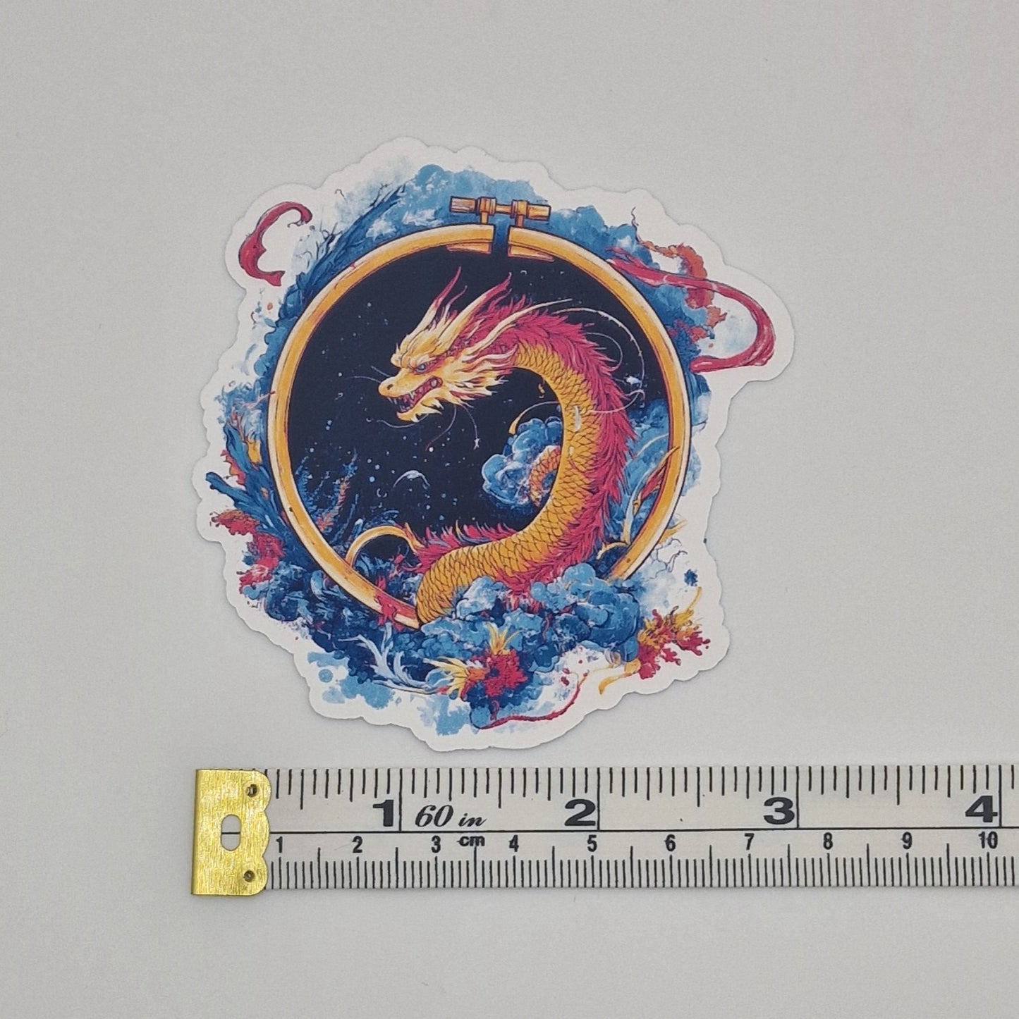 Sticker | Dragon |  Cross Stitch Sticker
