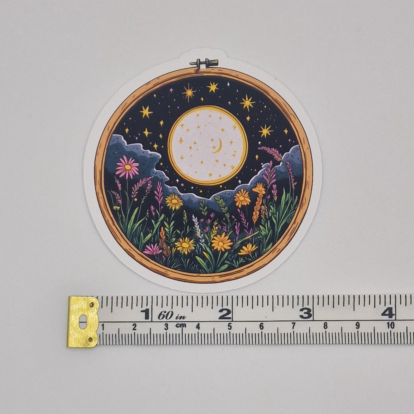 Sticker | Embroidery Hoop Image |  Cross Stitch Sticker