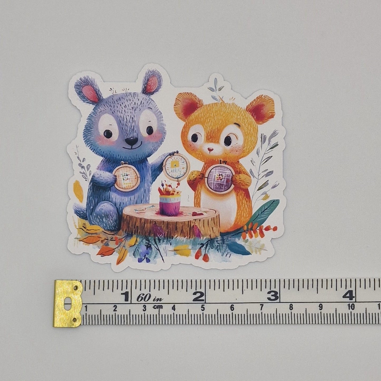 Sticker | Cute Cartoon Creatures |  Cross Stitch Sticker