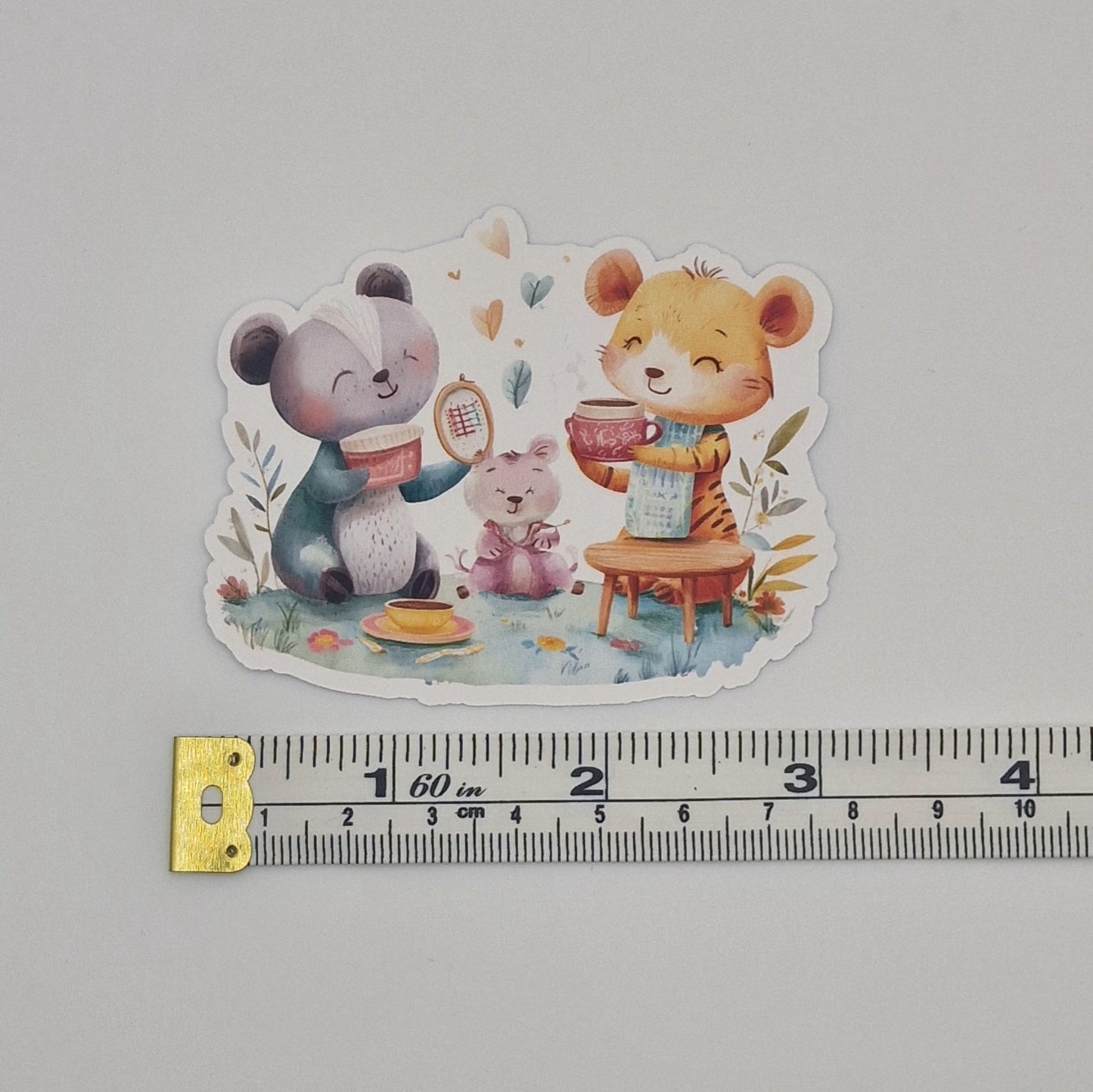 Sticker | Cute Cartoon Creatures |  Cross Stitch Sticker