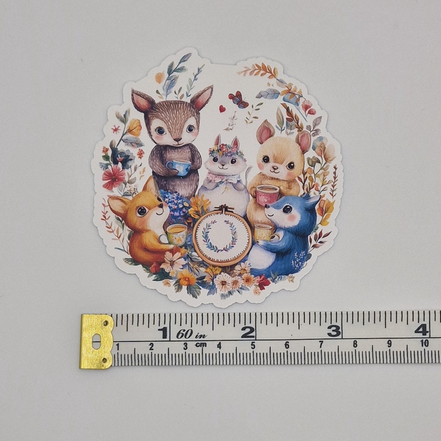 Sticker | Cute Cartoon Creatures |  Cross Stitch Sticker