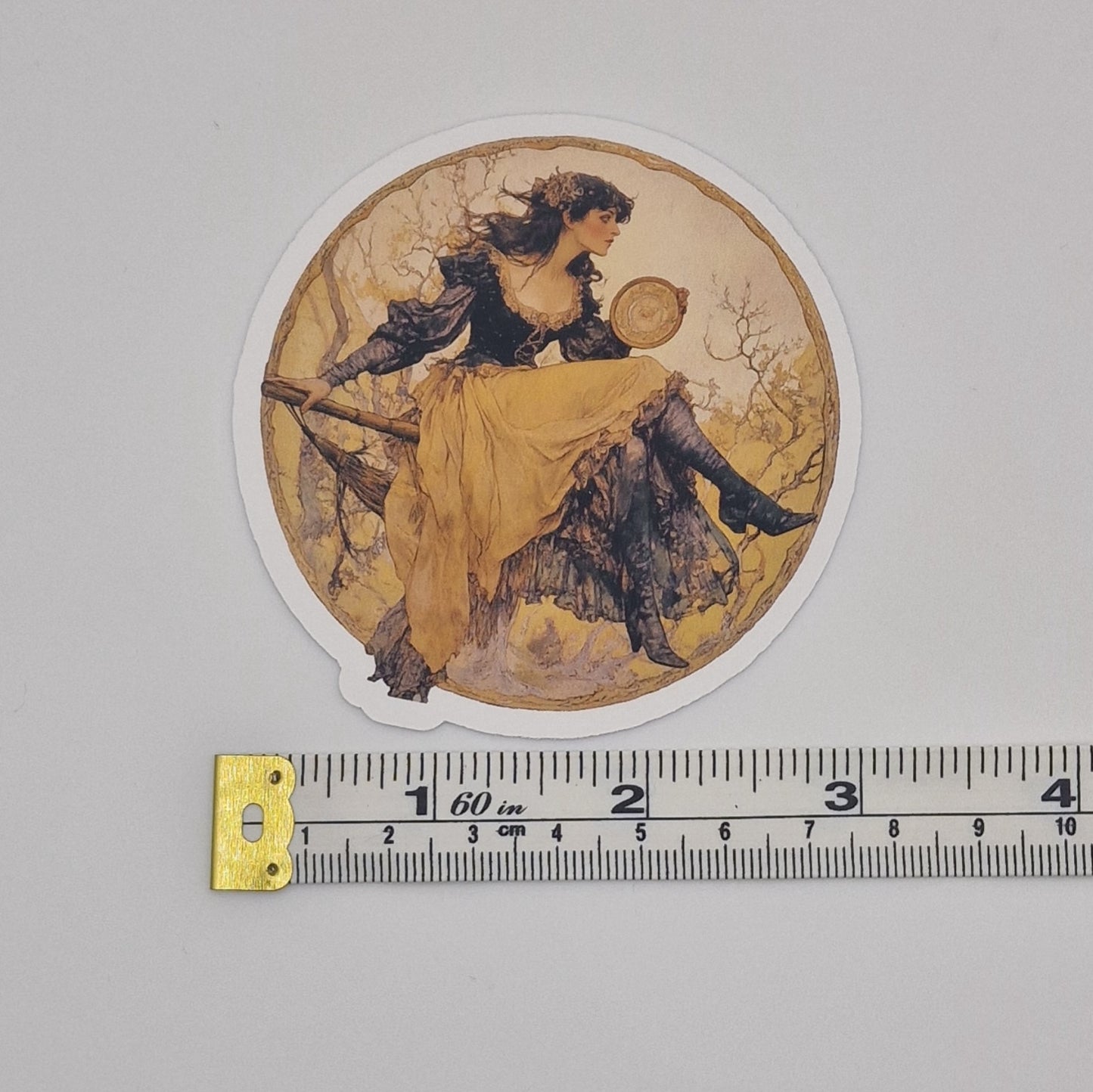 Sticker | Witch |  Cross Stitch Sticker