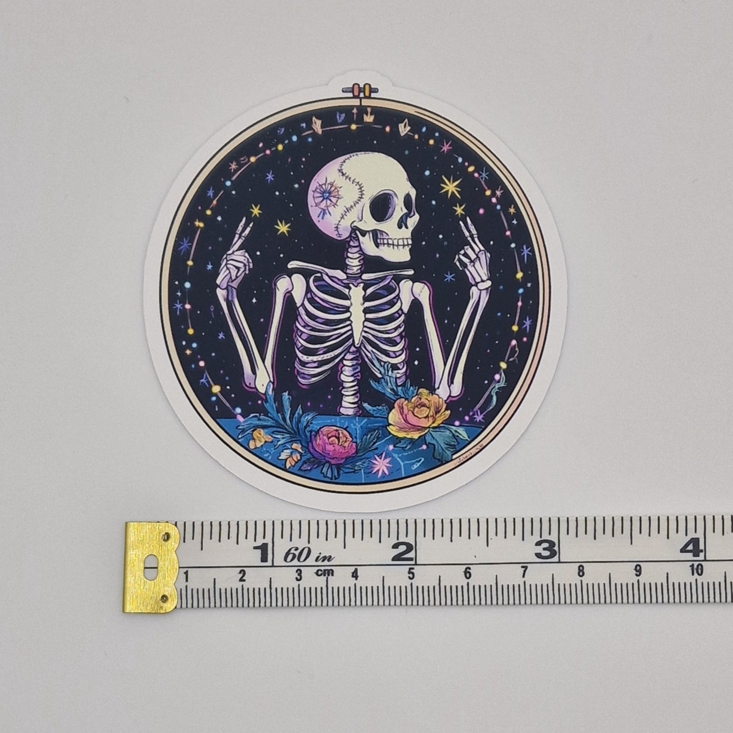 Sticker | Embroidery Hoop Image |  Cross Stitch Sticker