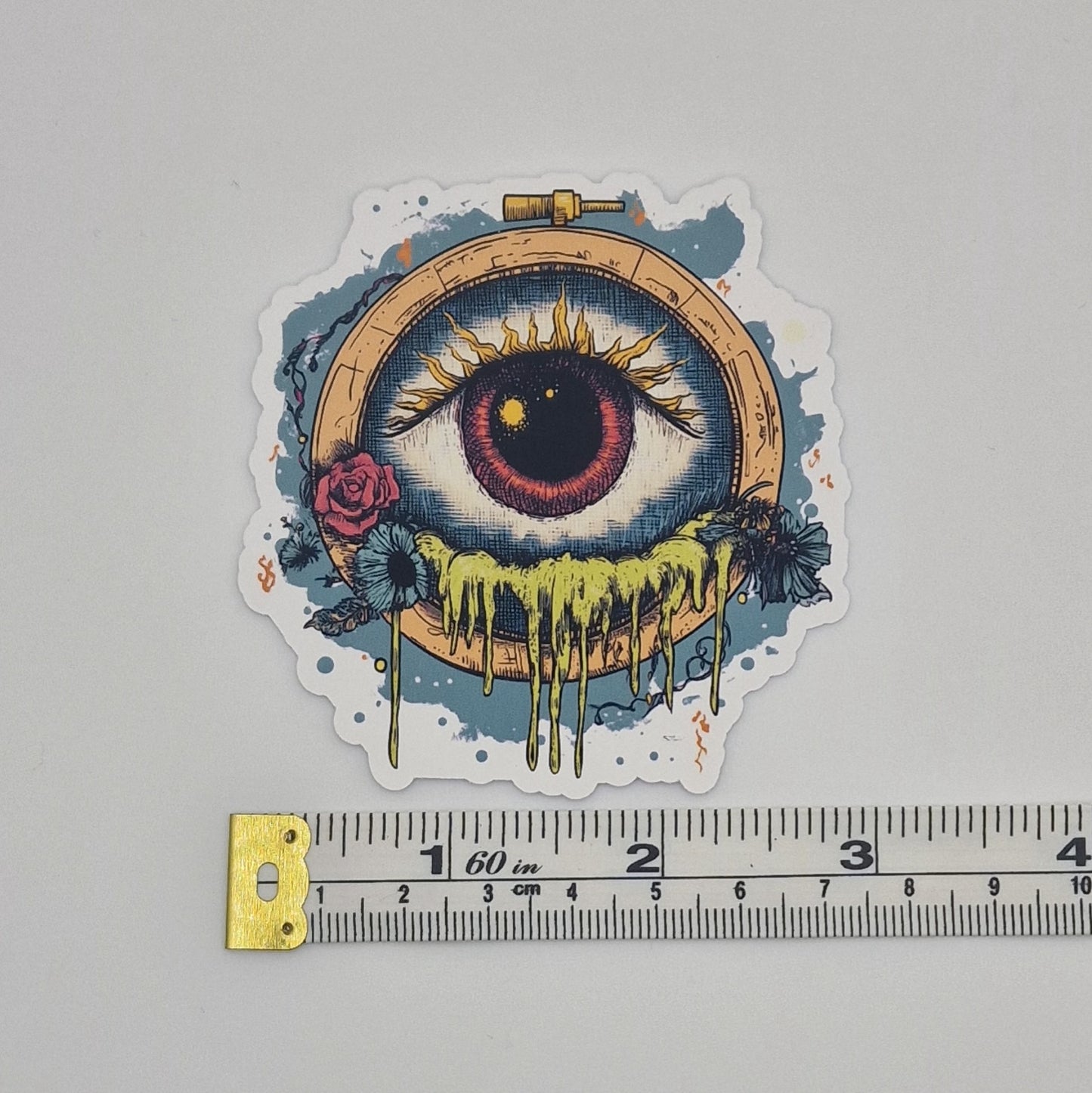 Sticker | Embroidery Hoop Image |  Cross Stitch Sticker