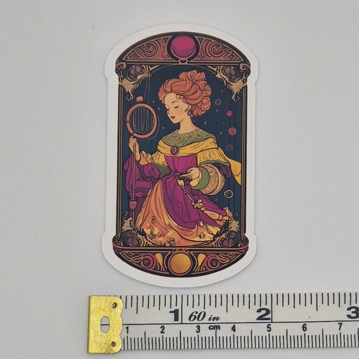 Sticker | Embroidery Hoop Image |  Cross Stitch Sticker