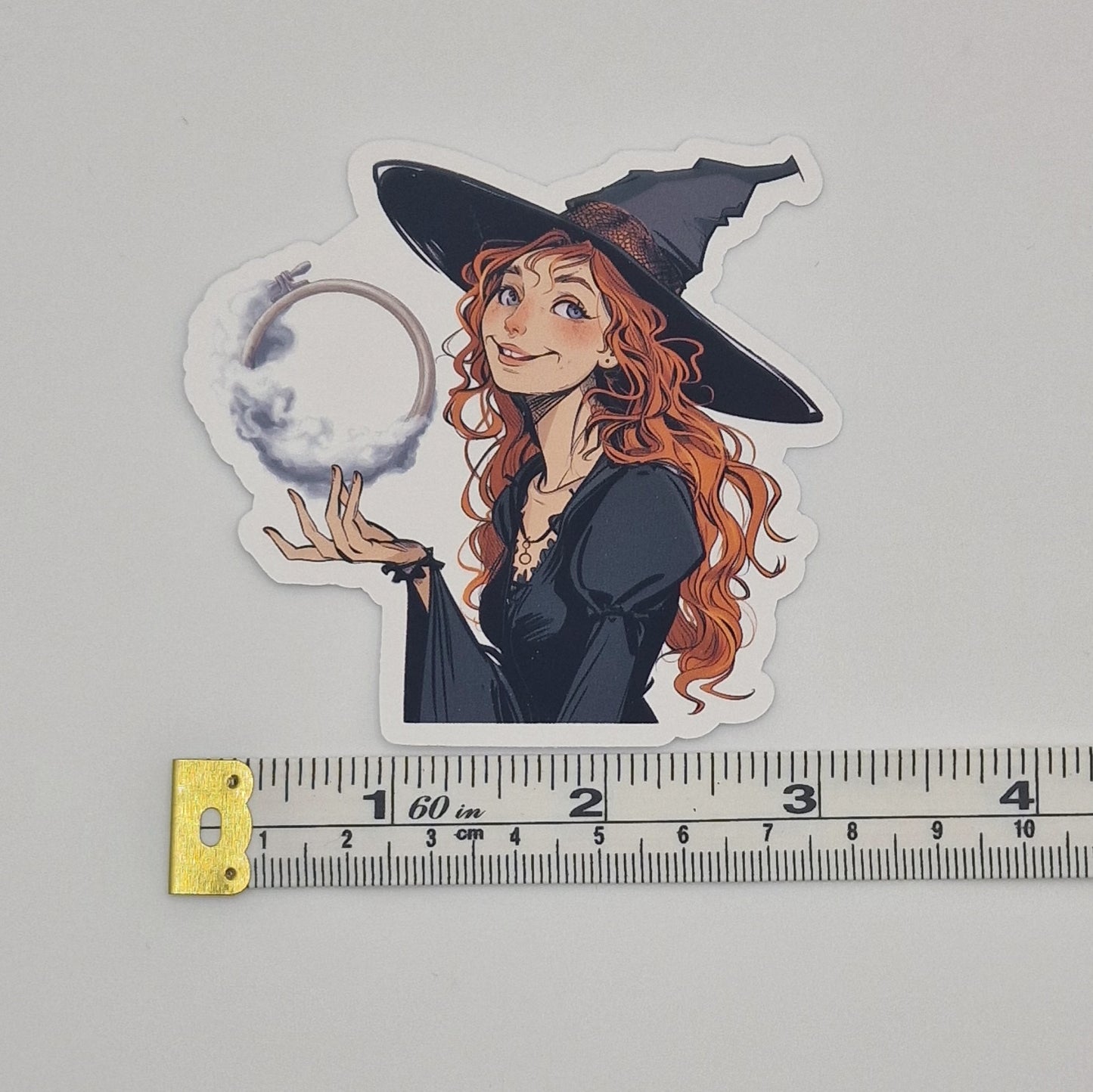 Sticker | Witch |  Cross Stitch Sticker