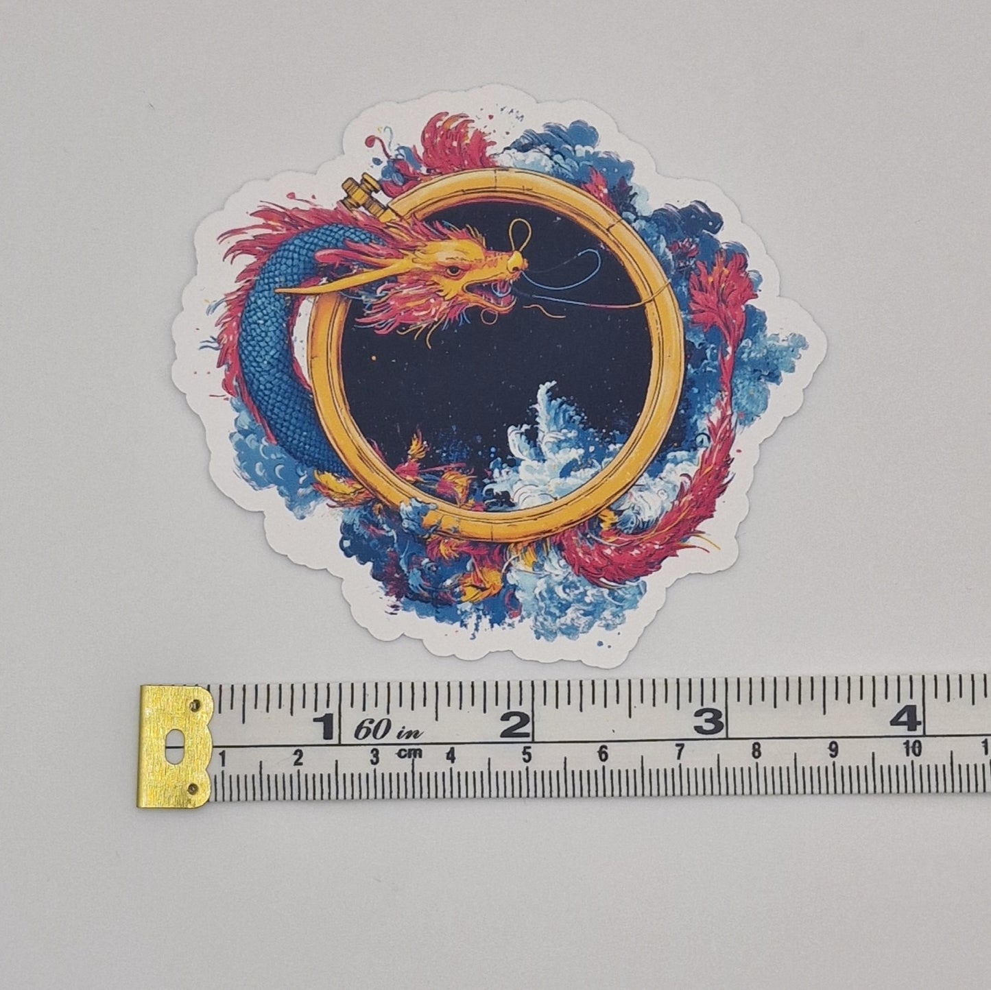 Sticker | Dragon |  Cross Stitch Sticker