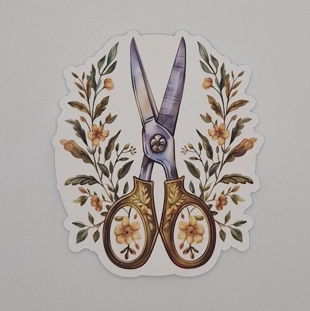 Sticker | Craft Scissors |  Cross Stitch Sticker