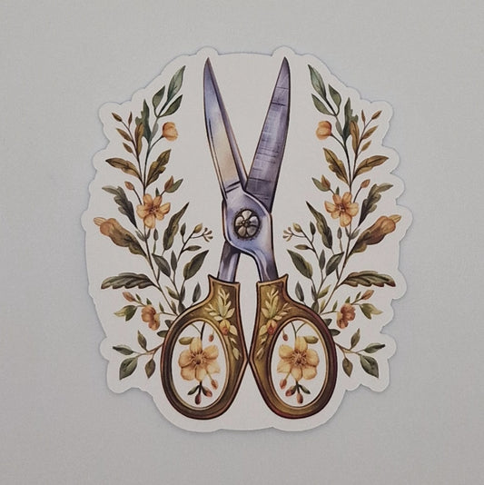 Sticker | Craft Scissors |  Cross Stitch Sticker