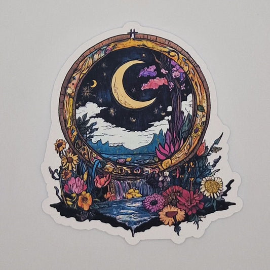 Sticker | Embroidery Hoop Image |  Cross Stitch Sticker
