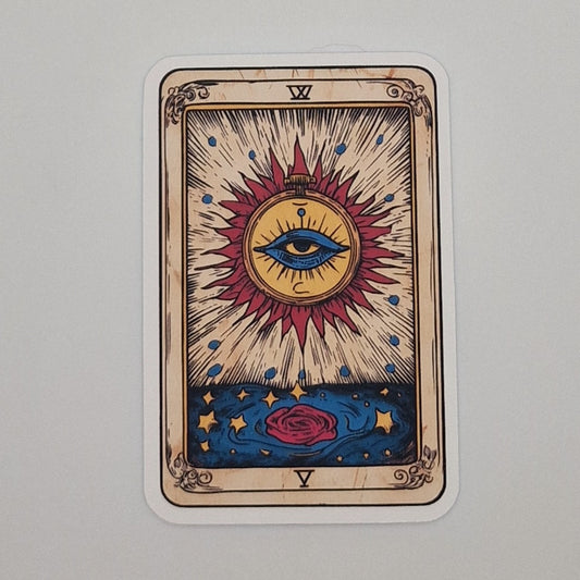 Sticker | Tarot Style |  Cross Stitch Sticker